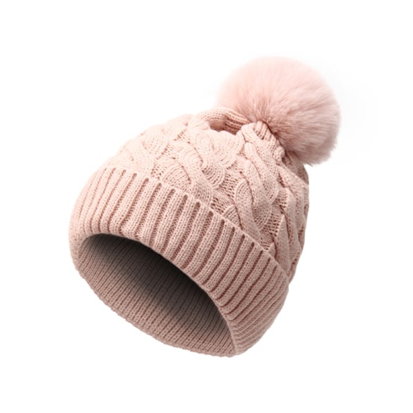 Winter Beanie Hats for Women Thermal Winter Hat with Faux Fur Po