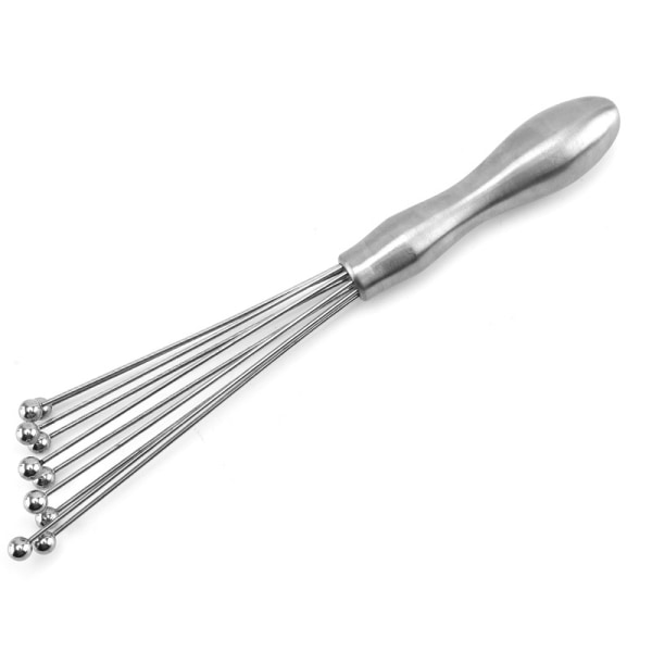 Rustfritt stål glasskulepisker, pulverprodusent, manuell fløtemaskin,