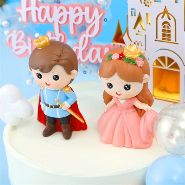 2 Prinsesse og Prins av England Ornamenter Barn Bursdagskake Ba