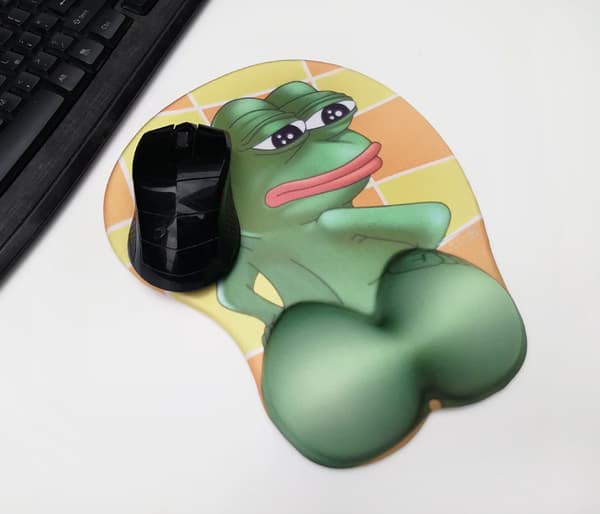 Ergonomisk musemåtte - Gamer musemåtte med gel håndledsstøtte