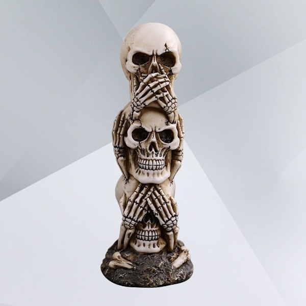 Kuule-ei Näe-ei Puhua-ei Paha Kallopatsas Veistoshahmo Skele