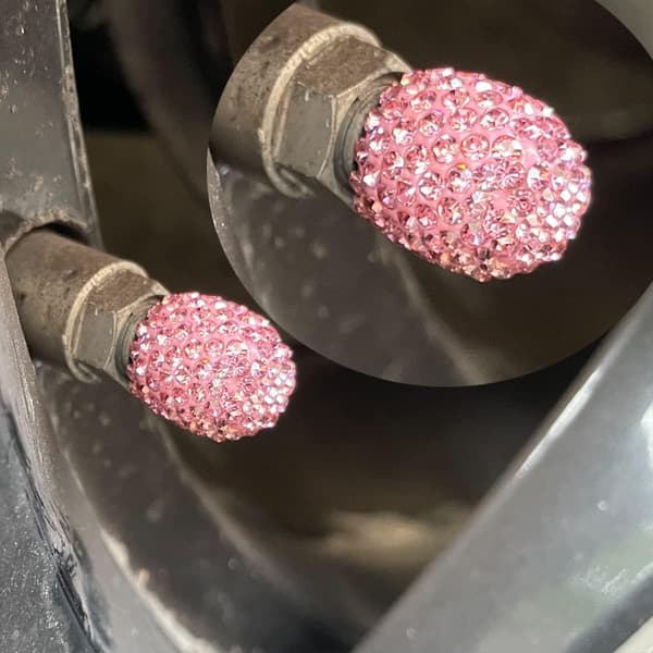 Bling ventilhatte, 4 pak dækventilhatte, Universal Ha