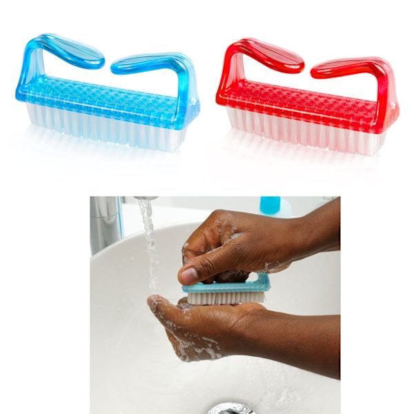 9-pack nagelborstar handrengöring manikyr pedikyr nagelskrubbe