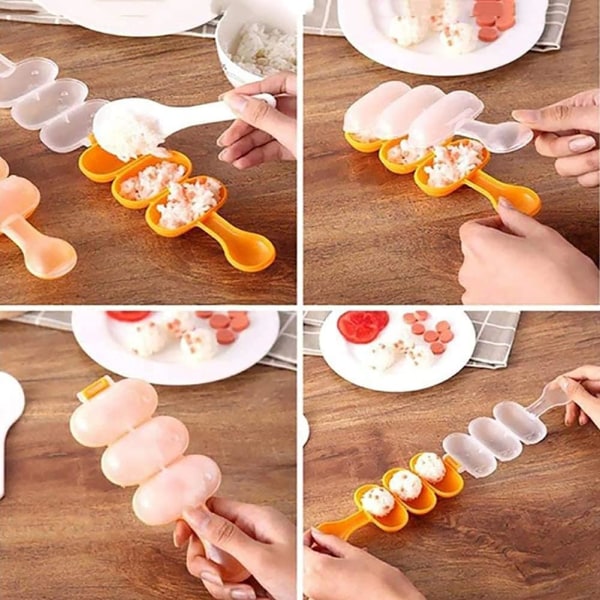 Risbollsformar, DIY Risbollsskakare, Onigiriform, Bollform