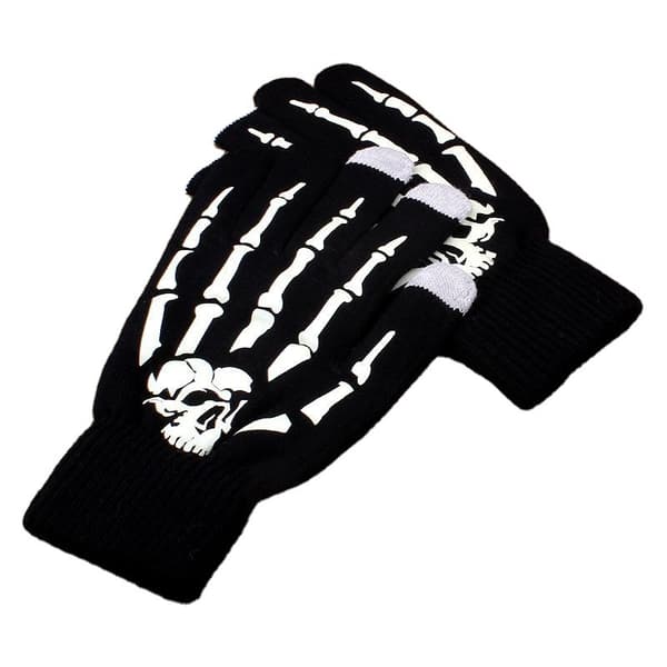 3 par stretchiga mekaniska stickade handskar vintervarma handskar för