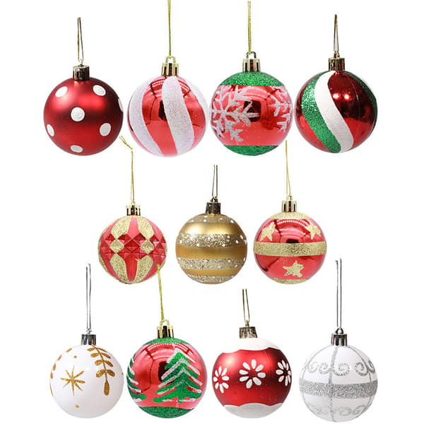6X Julekule Baubles Julepynt Hjem