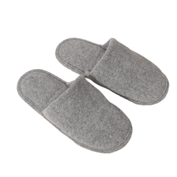 Indoor Cotton Slippers for Men Memory Foam Home Slip On Washable