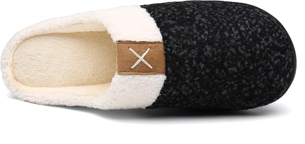 Herrslippers Minnesskum Komfort Fuzzy Plyschfoder Slip On In