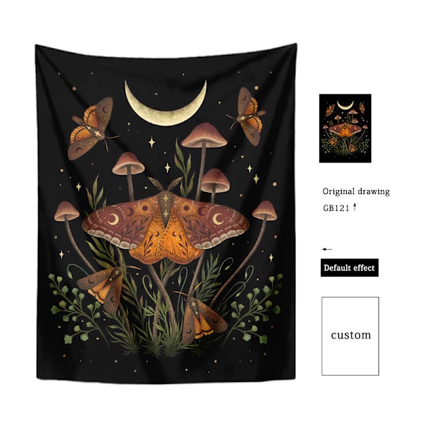 Møl Sommerfugl Gobelin Hjem Indretning Gobelin Boheme Baggr