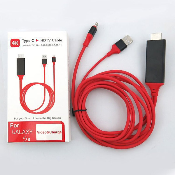 För Apple Lightning till HDMI HD-kabel, samma som skärm mobiltelefon