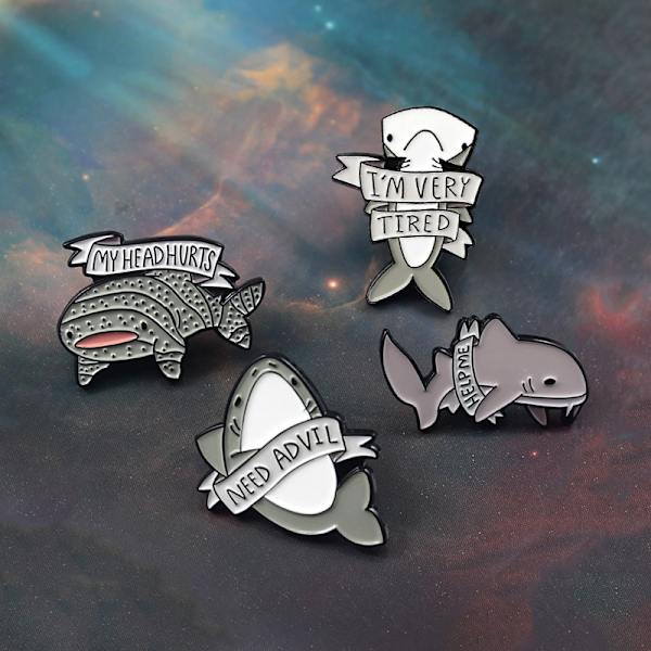 Sødt tegneserie broche nåle emalje nåle revers nåle badge kvinder Cl
