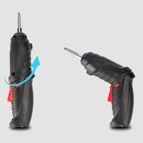 1 stk. 1300mAh 3,6V trådløs elektrisk skruetrækker, USB-opladningskab
