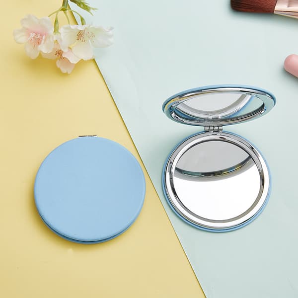 3PCS Makeup Mirror, 6.7 CM Rundt Sammenleggbart Speil, Profesjonell Gjør
