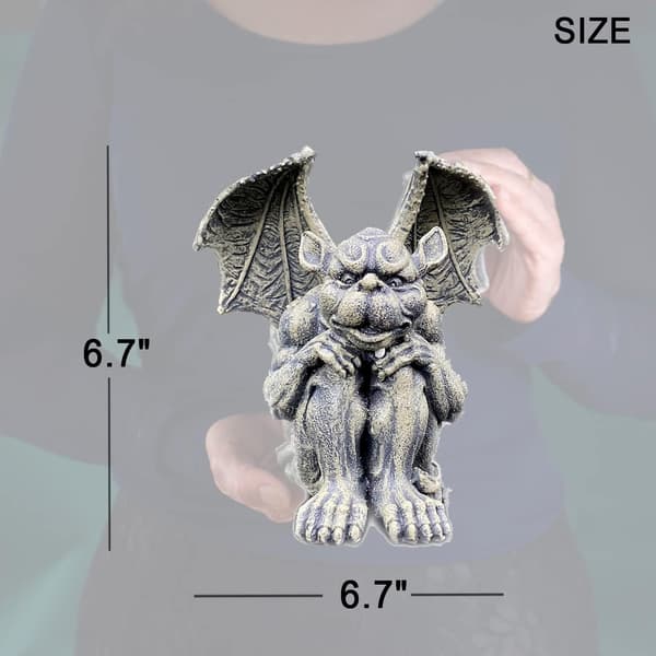 Gargoyle Statue Have Gargoyle Have Statue Gotisk Figur Indendørs