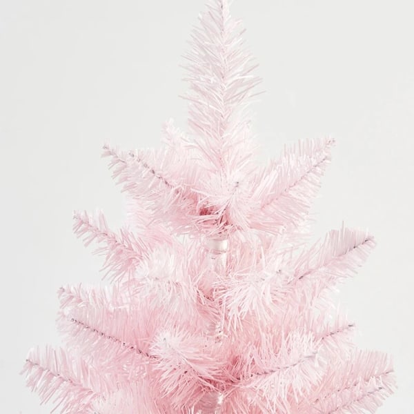 60cm Rosa Julgran Pvc Fest Högtid Hem Display Prydnad