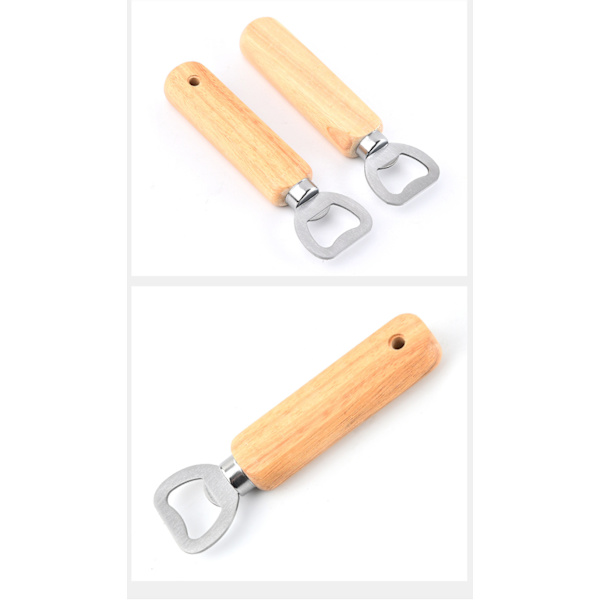 2 stk. Heavy Duty rustfrit stål flad flaskeåbner