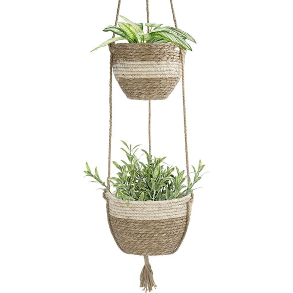 Hanging Plant Basket, Indoor Outdoor Hanging Planter, Hanging Pl