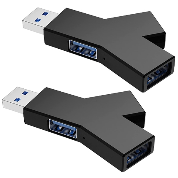 2kpl USB 3.0 -keskitin, USB 3.0 3 -porttinen keskitin, USB-telakka, datan H