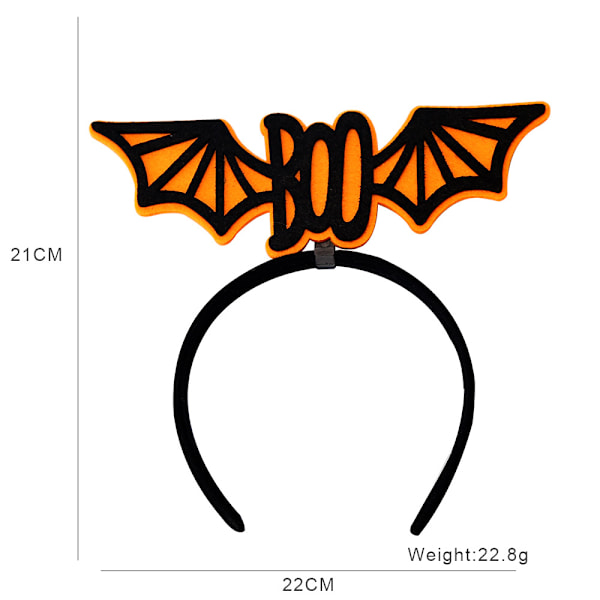 12 stk Halloween hårbånd kostyme Halloween element edderkopp H