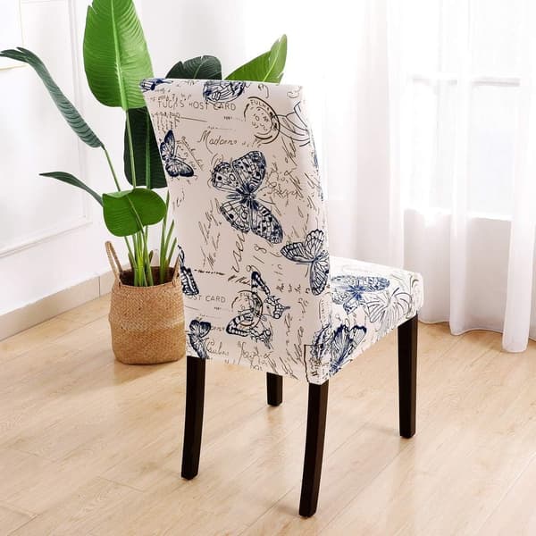 4 stk. (Butterfly) Stretch stoltrekk, moderne spisestuestoler
