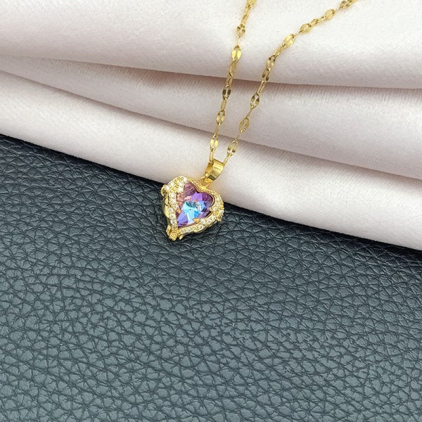 Guldkedja Halsband Kvinnor Fint Smycke Halsband För Kvinnor Mode