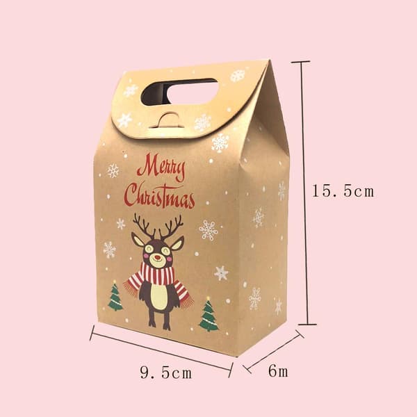 Jul Kraftpapper Presentförpackningar 24st Jul Godis Behandla C