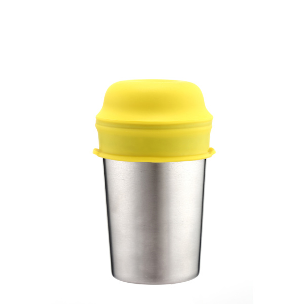 4-pack återanvändbara sugrör med lock för resor, BPA-fria, silikon, passar de flesta glas