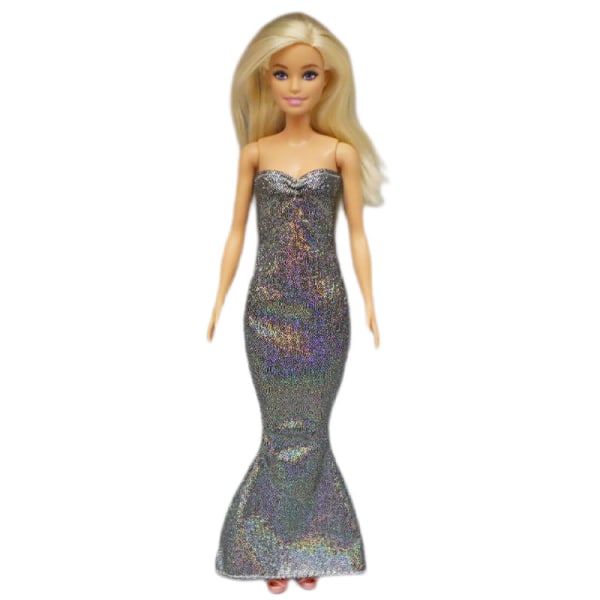8 delar 30cm Barbie prinsessklänningar mode set