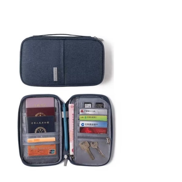 Portabel Business Travel ID Organizer-Navy