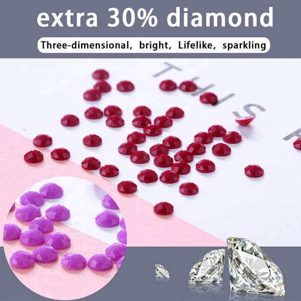 Jungle Wolf diamantmaleri kit, diamantkunst kit til voksne og børn