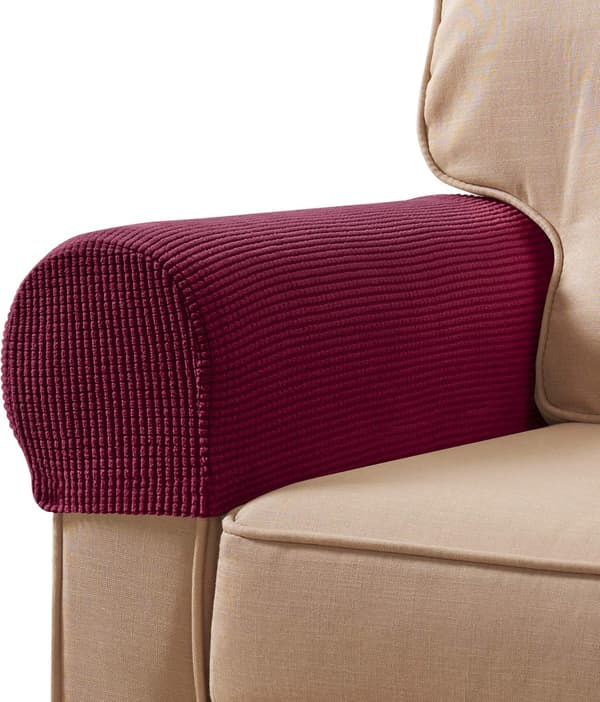 Stretch Inconvenience Covers Spandex Arm Covers for Chairs Sofa