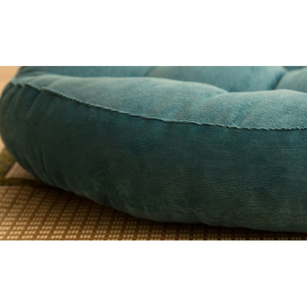 Paksun samettikangas pyöreä tatami-tyyny （45*45cm） elegant gray