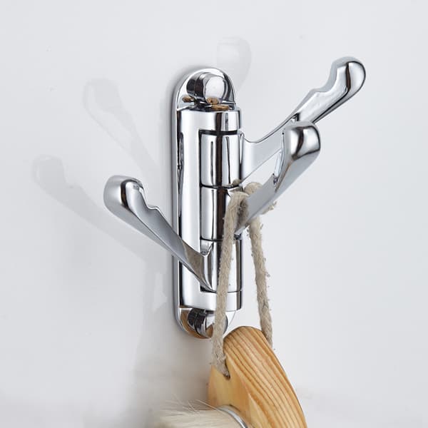 Punch Free Adhesive Hook Kitchen Hook Coat Hook Solid Metal Coat