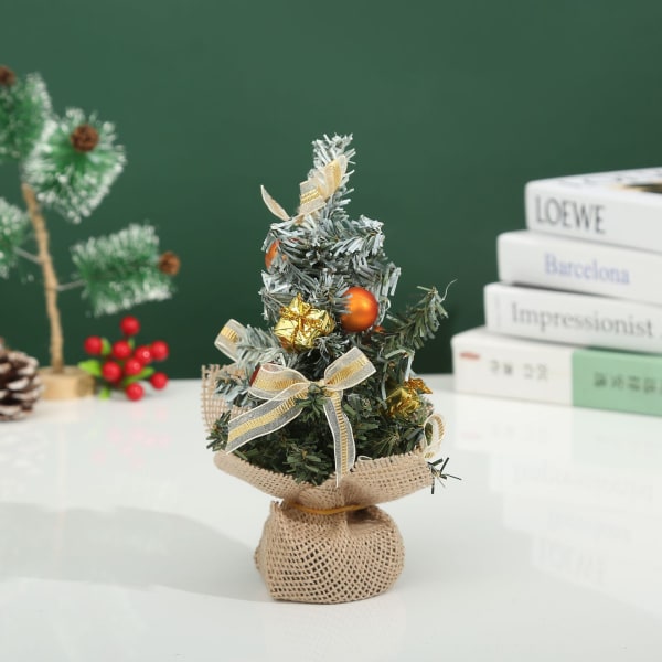 6 Nya Mini Julgran Jul Bordsdekorationer Jul Tr