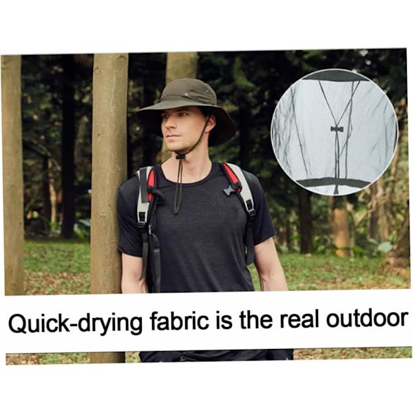 Utomhus solhatt, myggnät solhatt