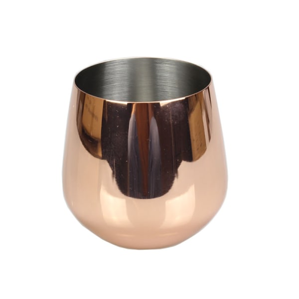 Stainless Steel Drinking Mug - Glossy Wine Mug - Stainless Steel