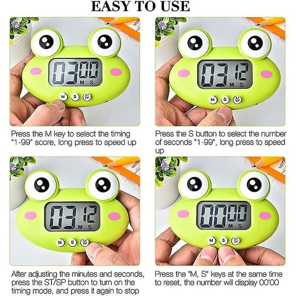 Frø Magnetisk Køkken Timer, Køkken Timer, Elektronisk Køkken T