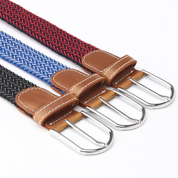Motete stretch lerretsbelter for menn og kvinner, 20 farger Red