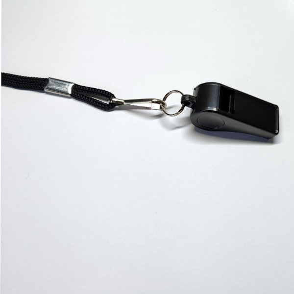 2 stk. Plastik Sportsfløjte med Lanyard