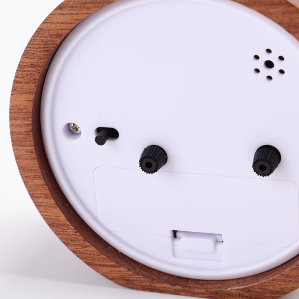 Bøk rund alarmklokke kreativ klokke alarmklokke lat alarm cl