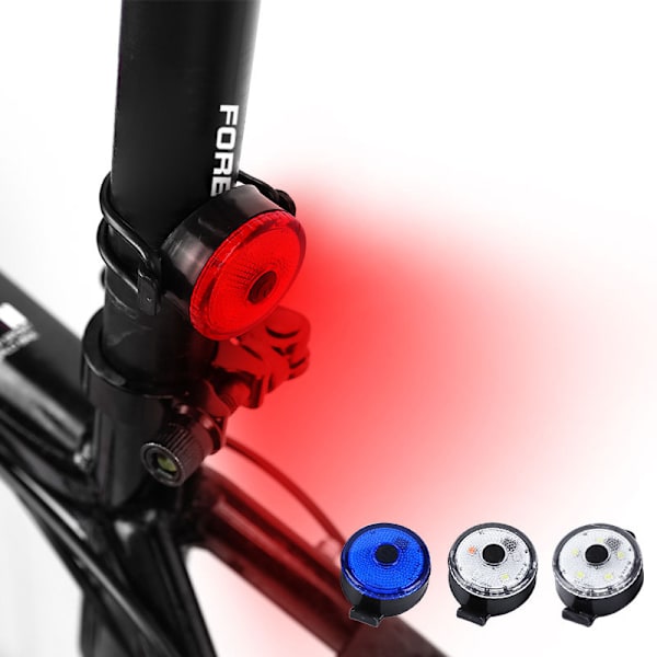 4 stk. USB genopladelig cykel baglygte cross-border mountain bi