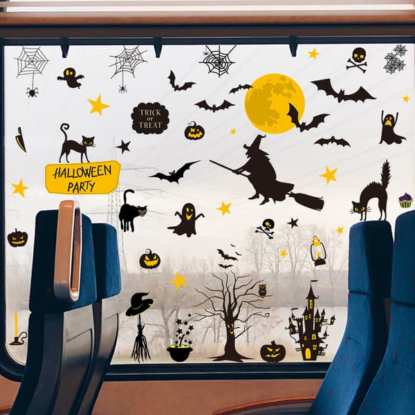 Halloween Haunted House Sticker