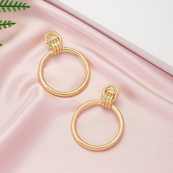 Geometriske øreringe Simple Fashion Hoop Øreringe Fashion Smykker