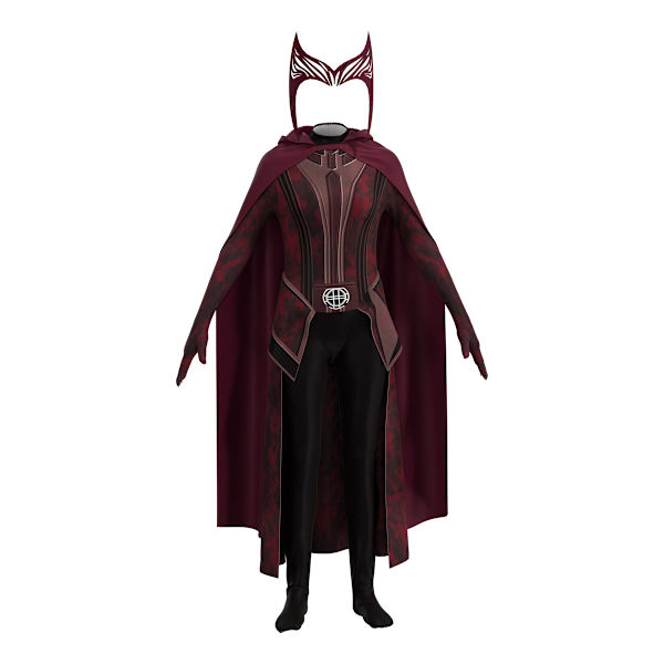 1 set Wanda scarlet klänning scarlet kvinnlig scenkostym, re