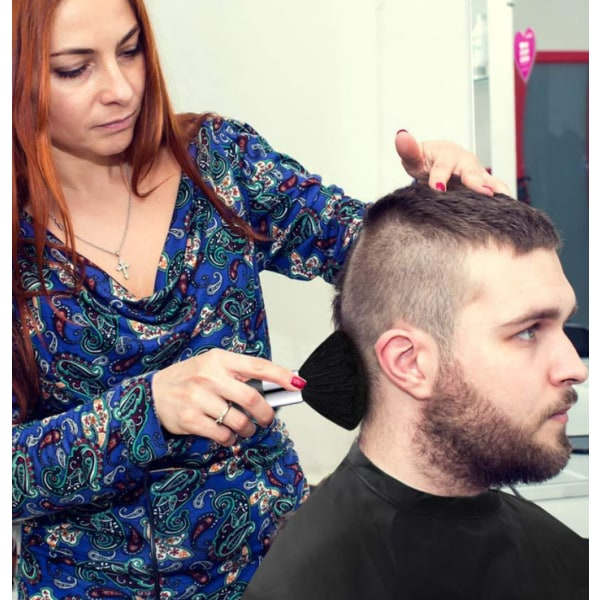 2 kappaletta ammattimaista kampaamotakkia nailonista, solkikiinnityksellä