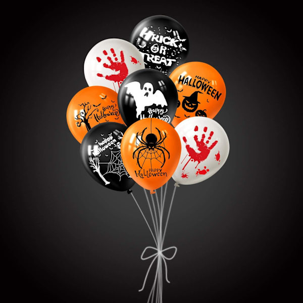 Halloween Dekorationer Latex Balloner 100