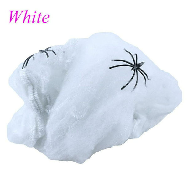 Rabatt Stretch Spider Web Cobweb Cobweb Party Dekoration för H