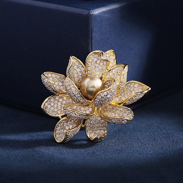 Högkvalitativa zirkoninlagda corsage-kostymaccessoarer