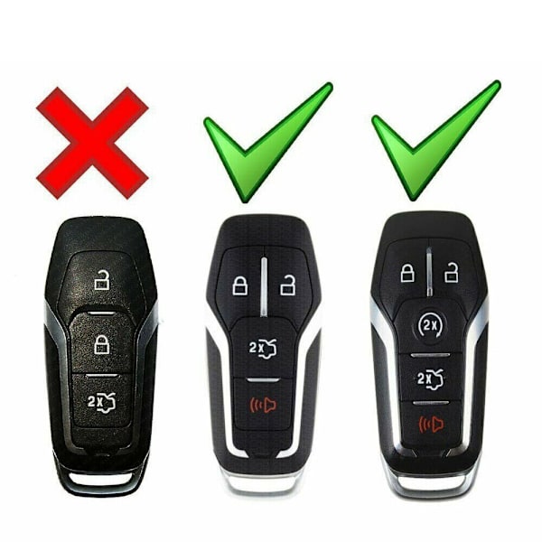 Myk TPU-fjernkontrolldeksel for Ford F-150 Explorer Linco