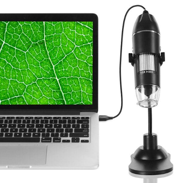 USB-digitalmikroskop, 50-1000X trådlöst USB-handhållet mikroskop
